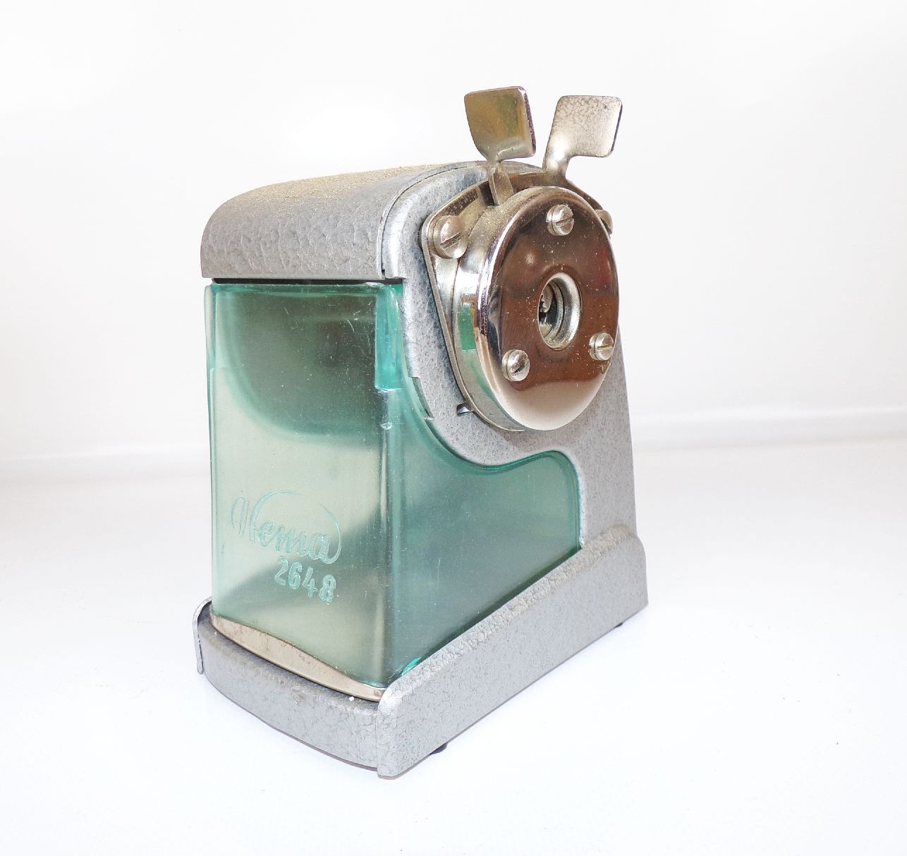 Hema 2648 Bleistiftanspitzer Anspitzmaschine Originalkarton Anspitzer