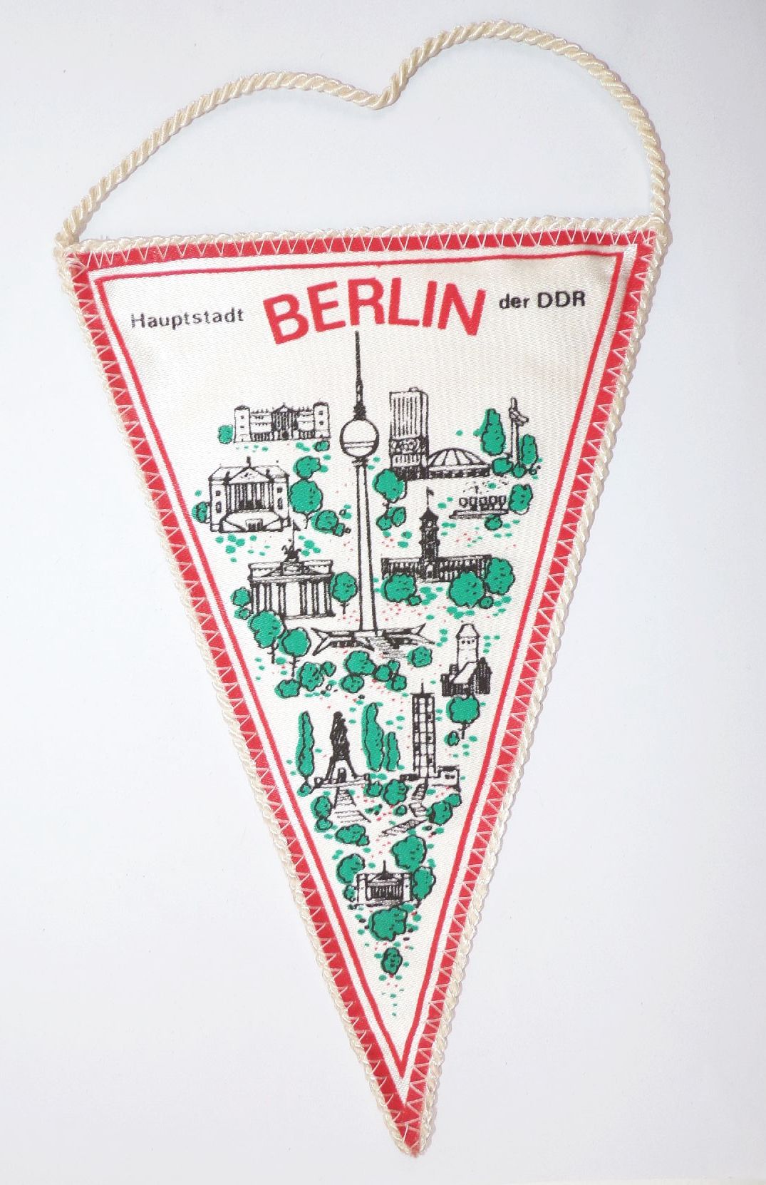 Berlin Wimpel Berliner Bär Hauptstadt der DDR