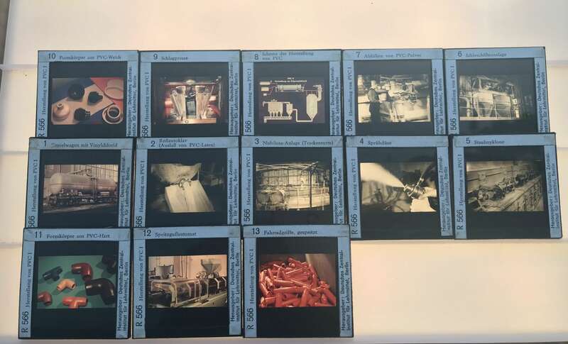 Dias alte Lehrmittel Sowjetunion Deutschland Glasdias