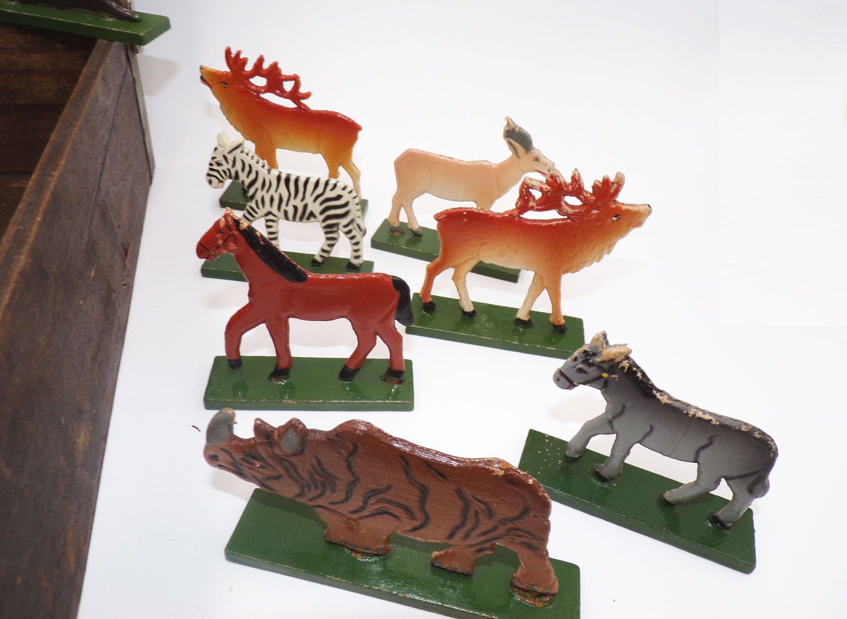 Konvolut Rossweiner Flachfiguren Tiere Haustiere Zoo Holzspielzeug Konvolut Rossweiner Flachfiguren Tiere Haustiere Zoo Holzspielzeug