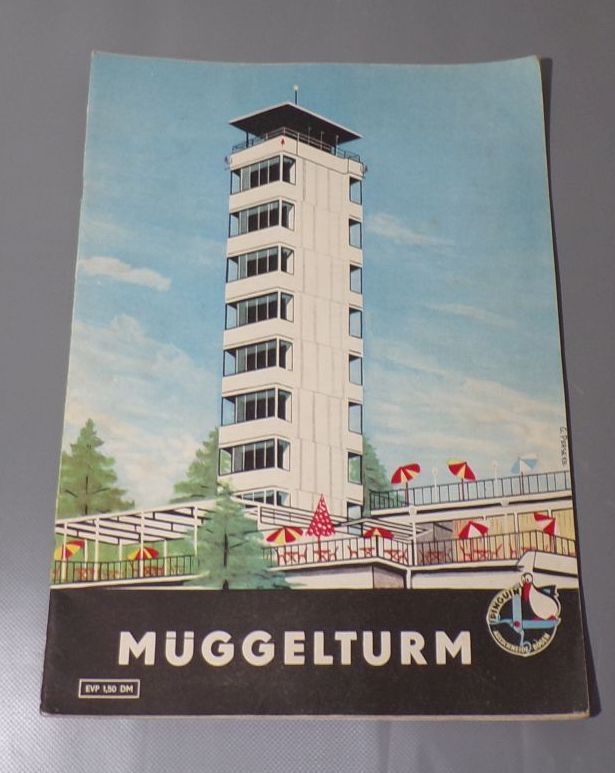 Pinguin Ausschneidebogen Müggelturm DDR 