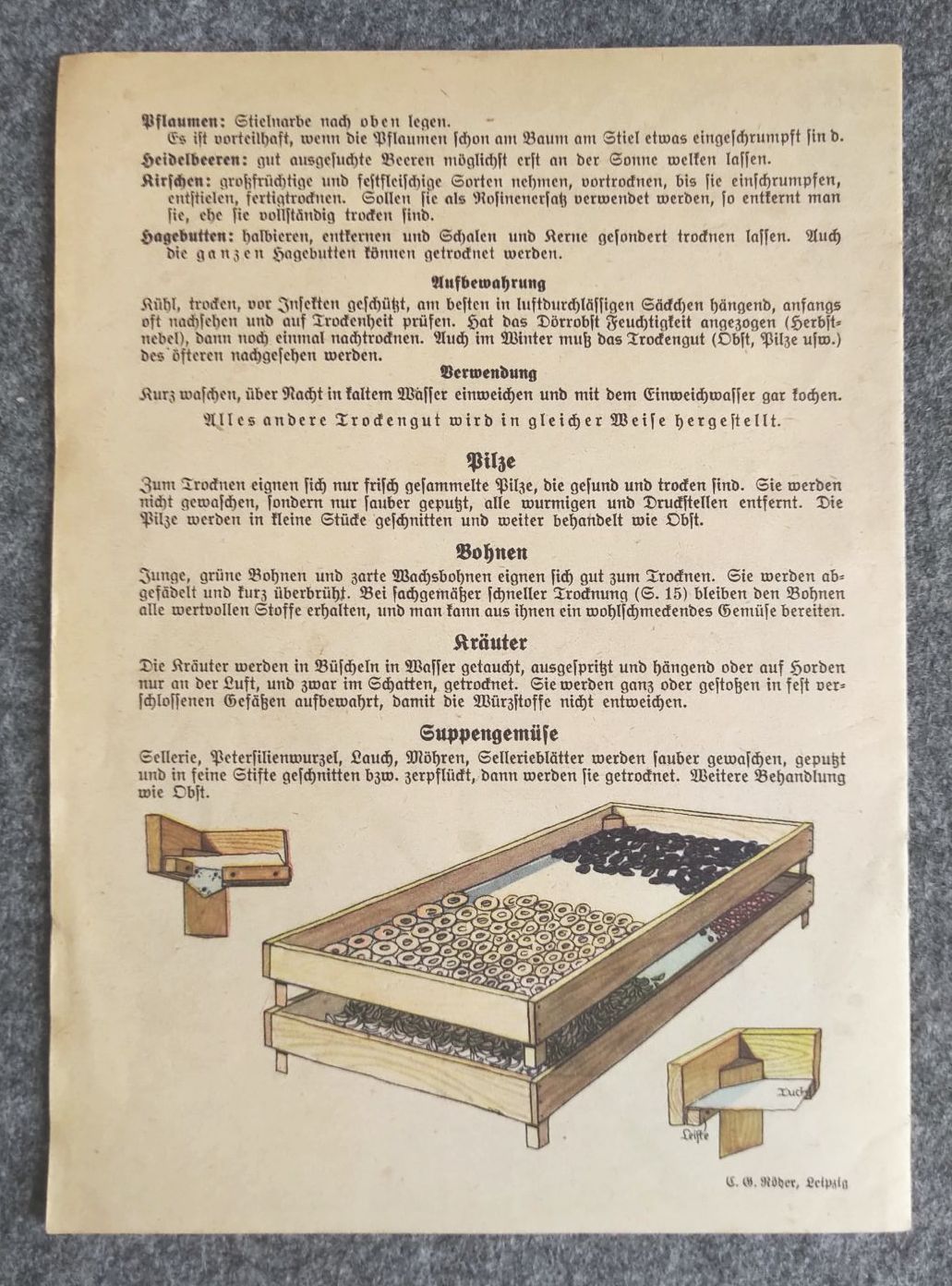 Werbeheft Rezeptdienst Reichsausschuss für Volkswirtschaftliche Aufklärung Werbeheft Rezeptdienst Reichsausschuss für Volkswirtschaftliche Aufklärung