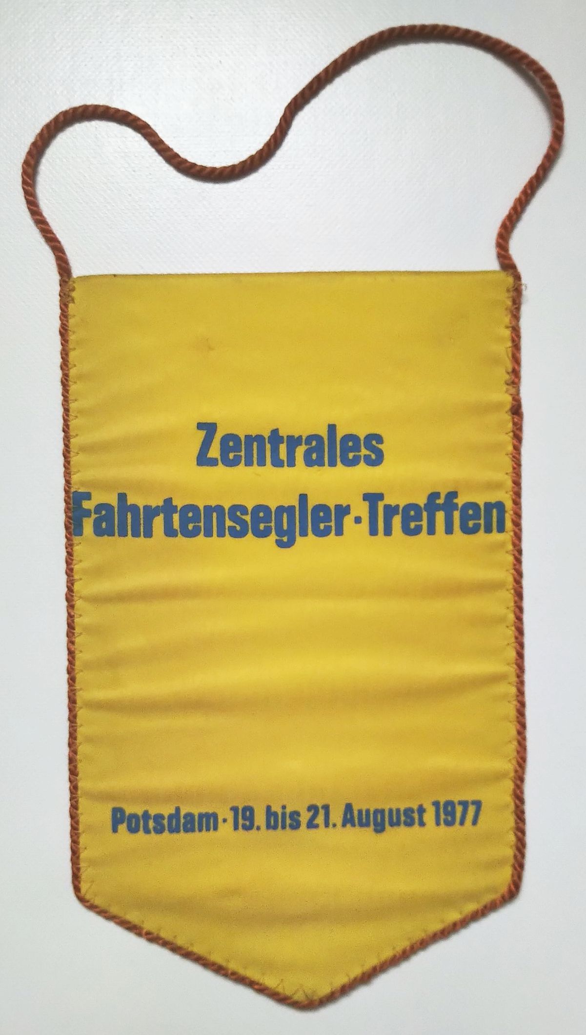 Alter Wimpel Werder Havelzentrales Fahrtensegler Treffen 1977