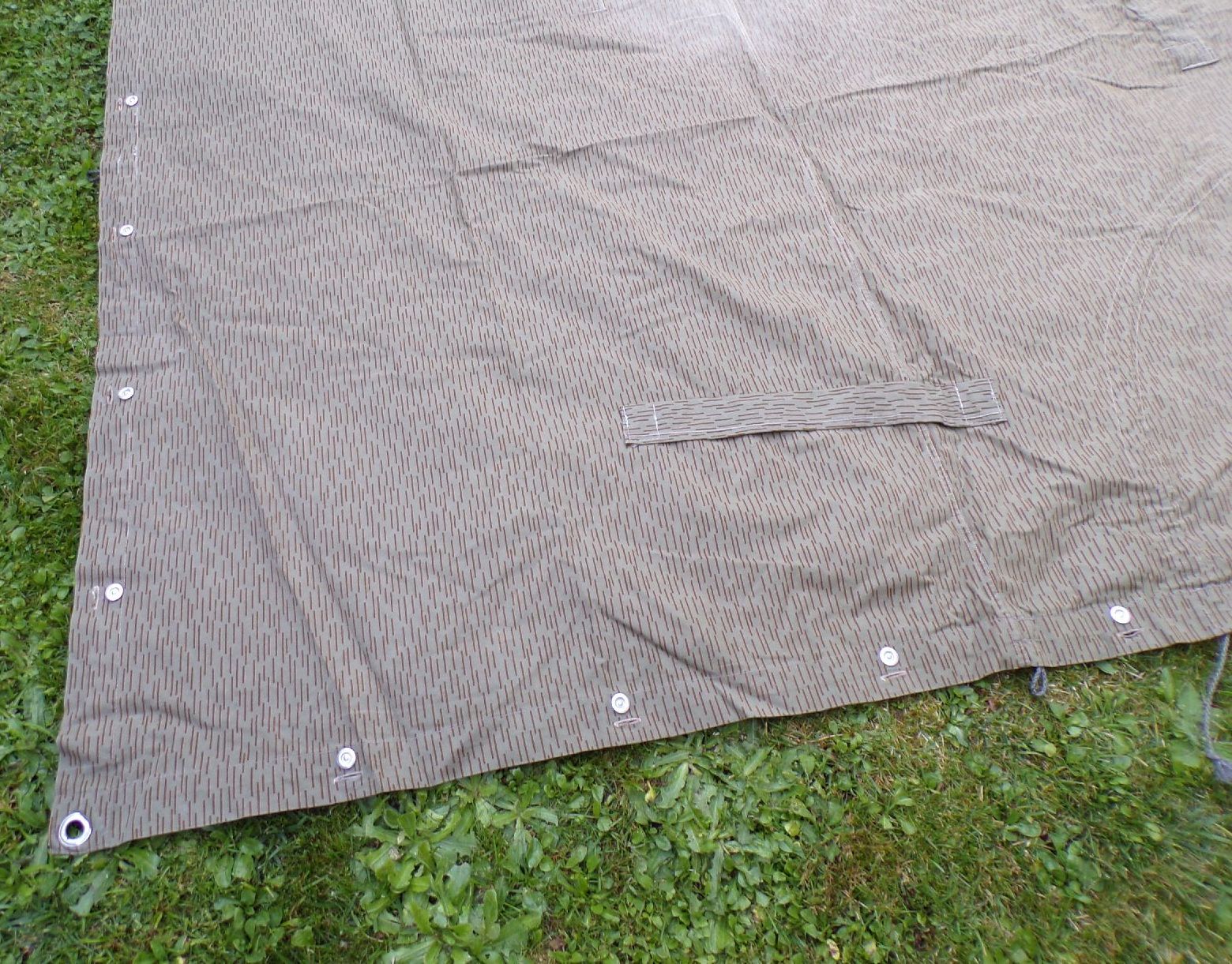 NVA Zeltplane Ein Strich kein Strich GDR 