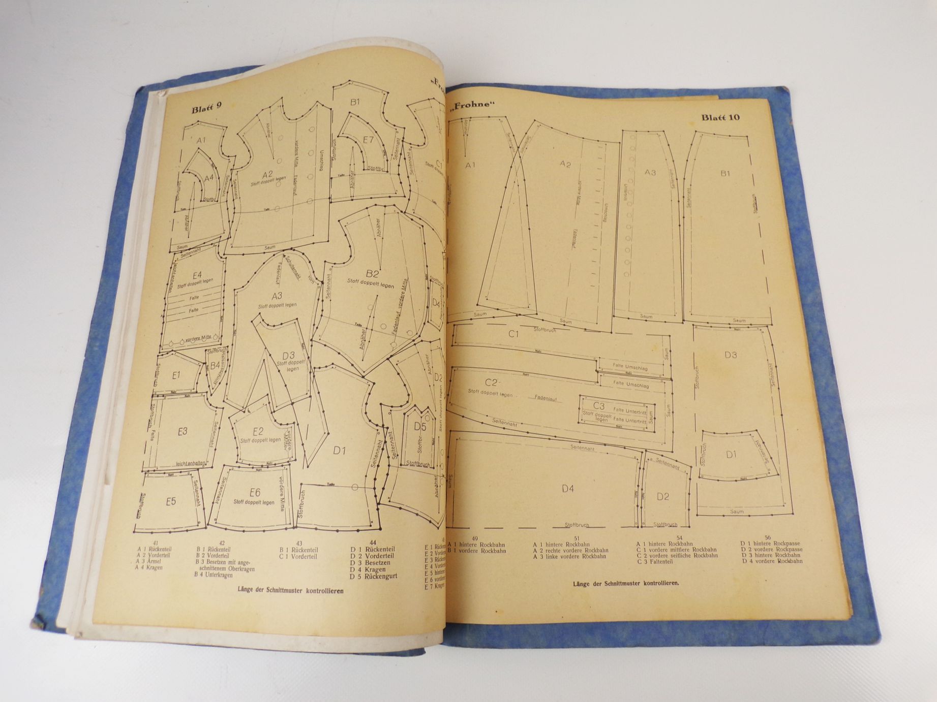 Modellalbum Frohne Mode Schnittmuster Grundbuch Schneider Handarbeit 1930 er Modellalbum Frohne Mode Schnittmuster Grundbuch Schneider Handarbeit 1930 er