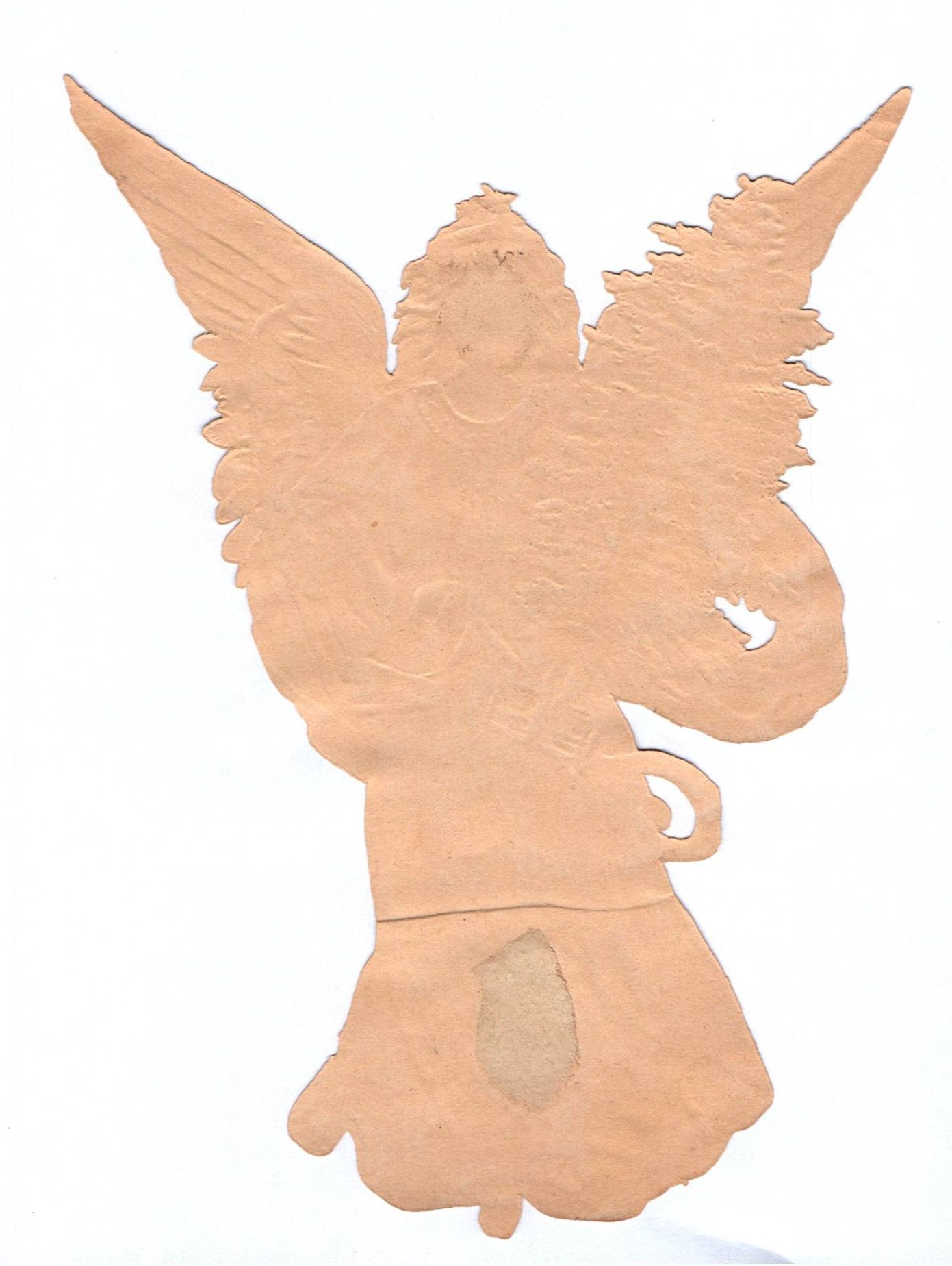 Engel Oblaten 2 Stück Scraps 22 cm Weihnachtsengel Engel Oblaten 2 Stück Scraps 22 cm Weihnachtsengel