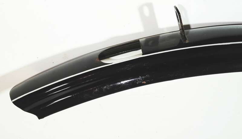 Mifa Schutzbleche Garnitur DT 26 schwarz liniert Modell 35351 DDR unbenutzt