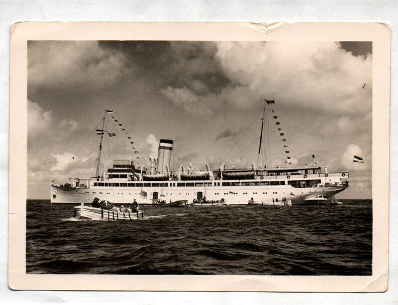 Ak Cobra Schiff 1935 Auf der hohen See des Dampfers Cobra