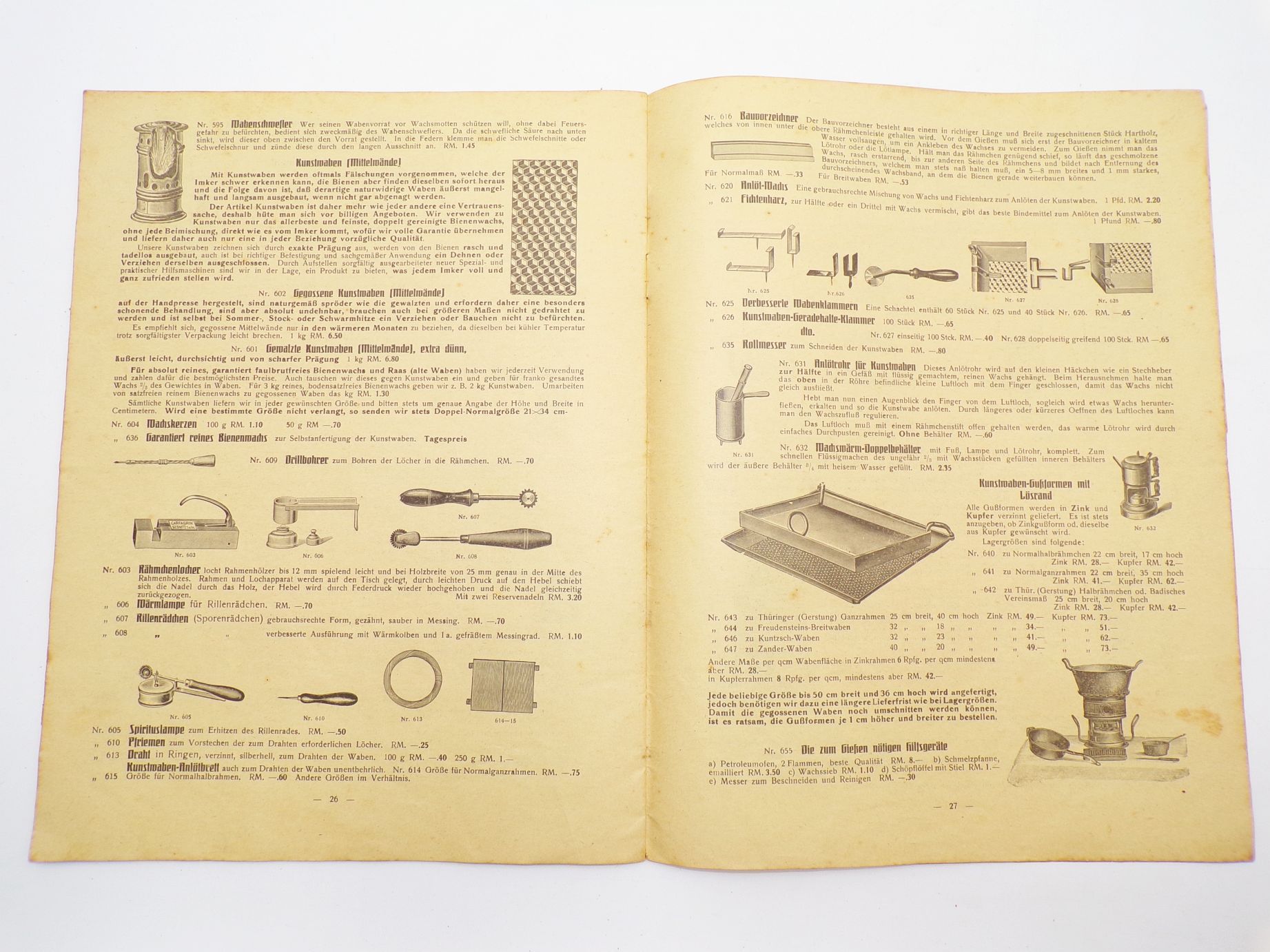 Katalog Carfabrik Sebnitz Sachsen Imkerei Zubehör um 1935 Katalog Carfabrik Sebnitz Sachsen Imkerei Zubehör um 1935