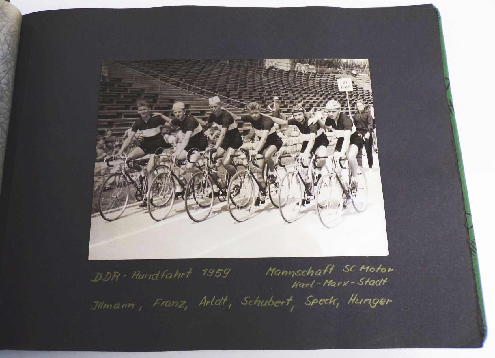Fotoalbum Radsport 1958 DDR Friedensfahrt
