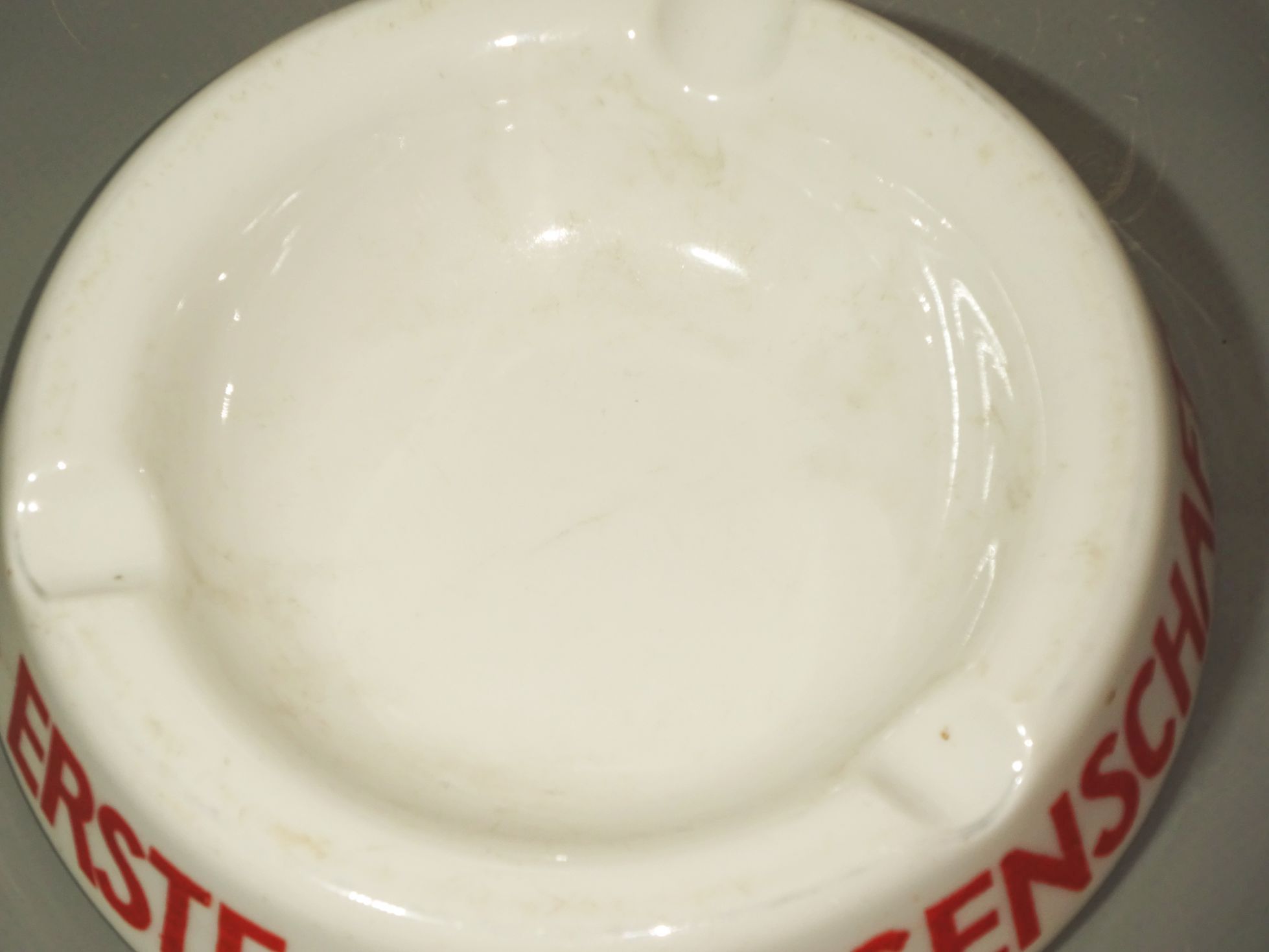 Alter Porzellan Aschenbecher Genossenschafts Brauerei Dresden vintage Sammler