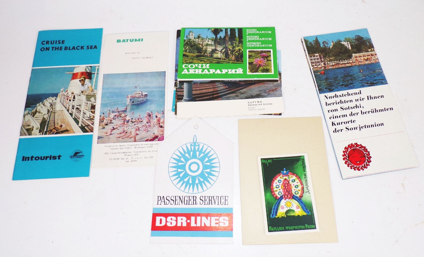 DDR Reise Nachlass MS Völkerfreundschaft Schiffsreise Programm Speisekarten 