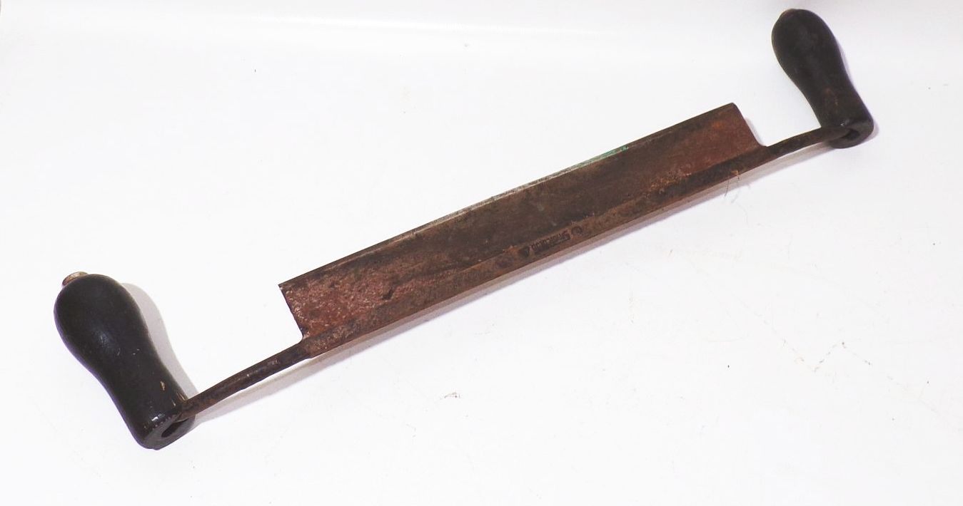 Altes Ziehmesser Smalcalda Schäleisen Zugmesser 