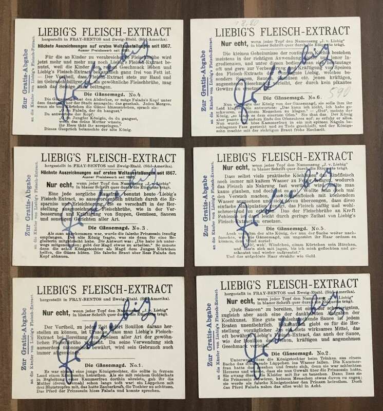 Liebig Die Gänsemagd Nr 590 Serie Sammelbilder 6 Stück