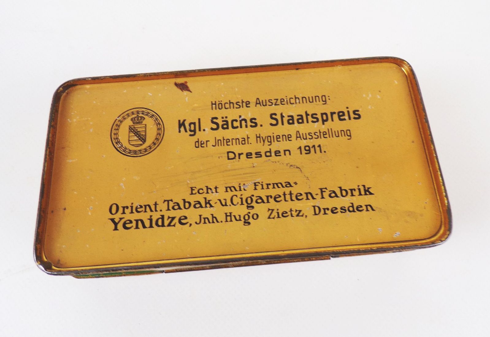 Salem Gold Blechdose Yenidze Dresden um 1910 Sammler Reklame Salem Gold Blechdose Yenidze Dresden um 1910 Sammler Reklame