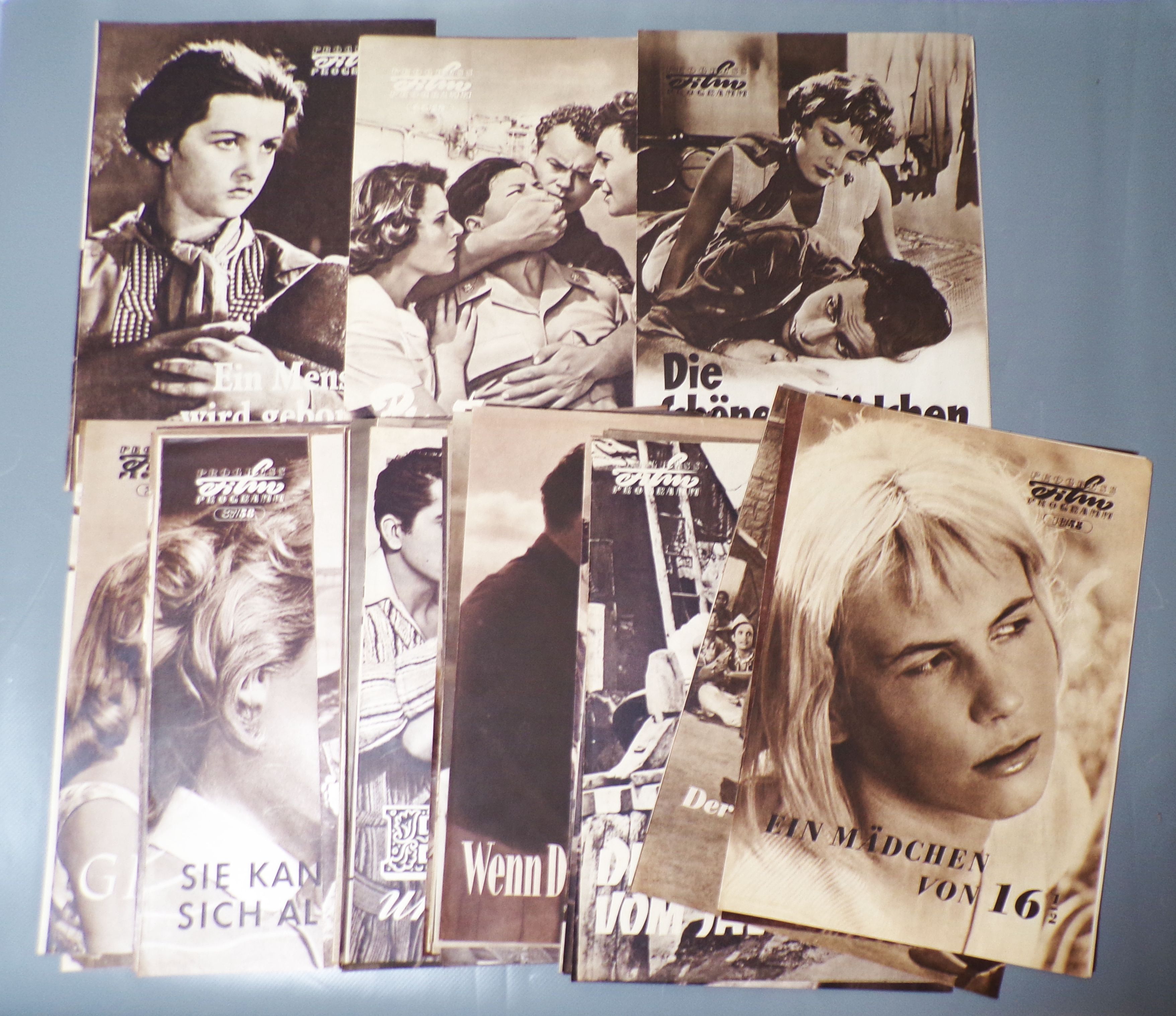 Filmprogramme Zeitschriften IFK Ufa Progress Konvolut 