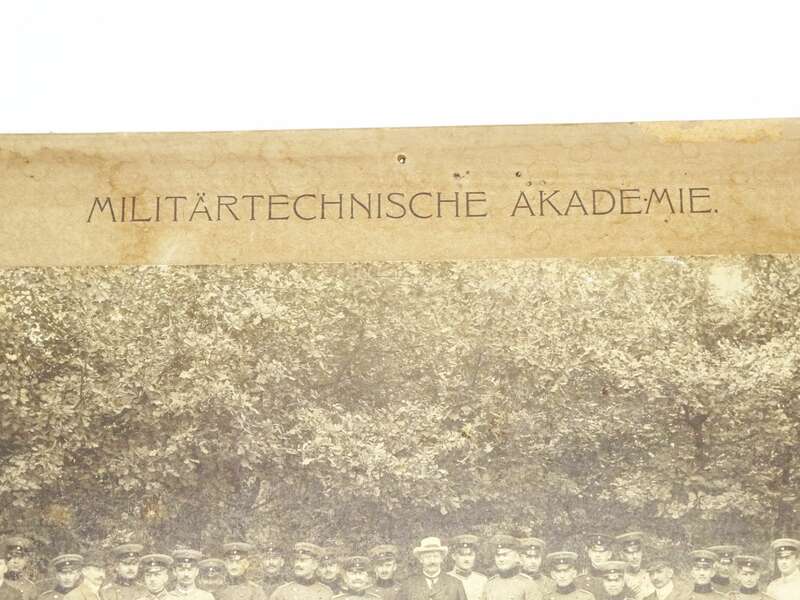 Pappfoto Militärtechnische Akademie Schiessplatz Meppen 1910 Krupp Essen Foto