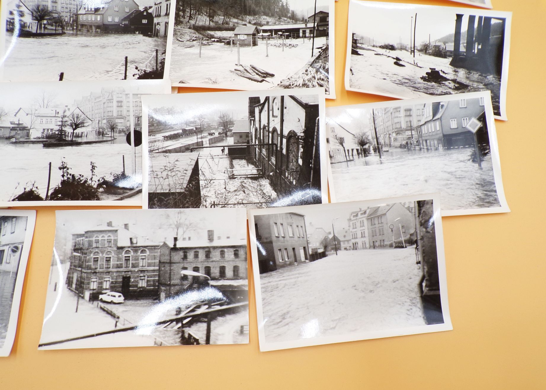 Foto Konvolut Hochwasser wohl Klingenthal DDR 