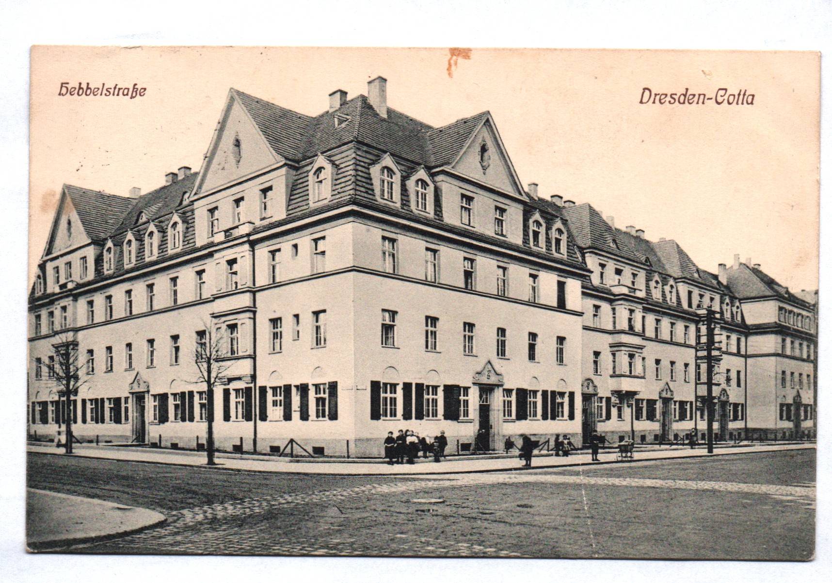Ak Dresden Cotta Hebbelstraße 1928