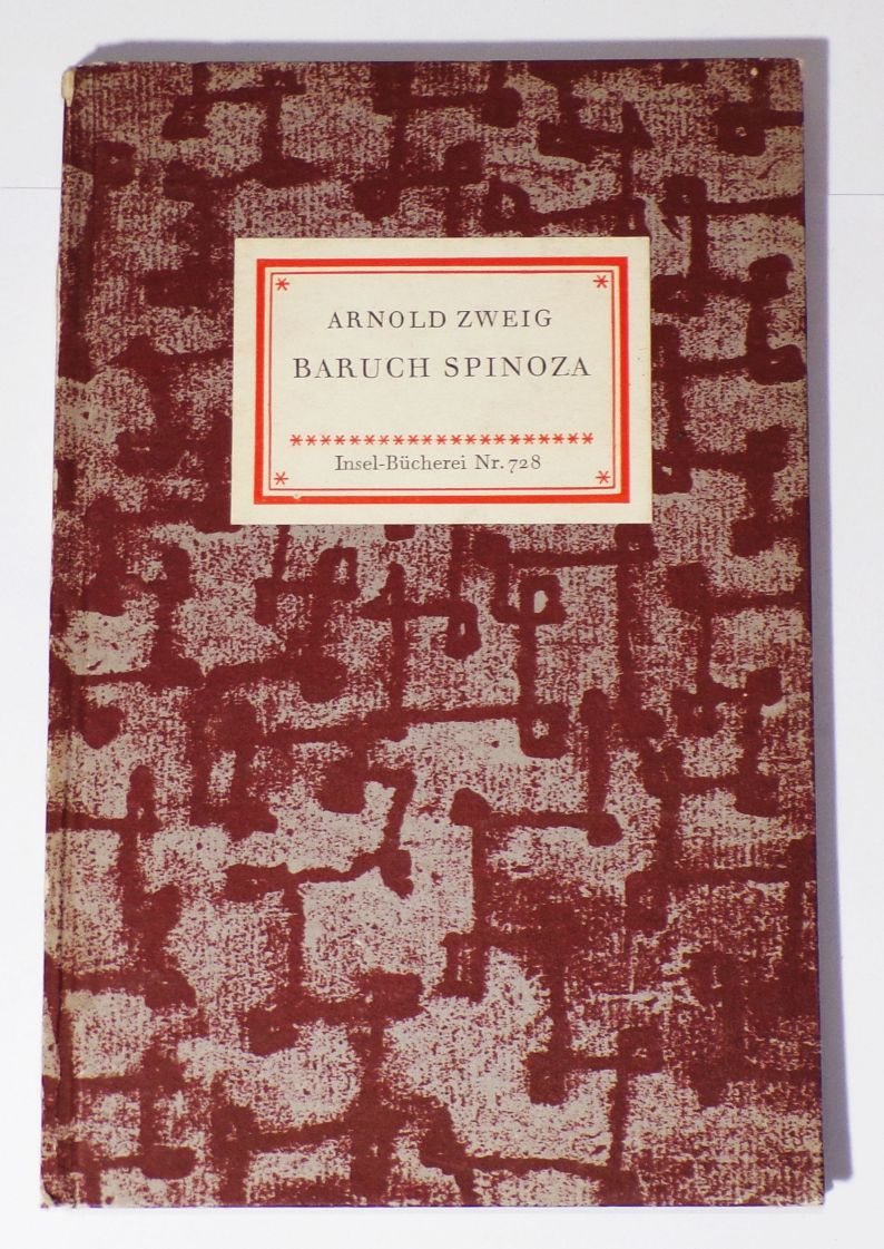 Arnold Zweig Baruch Spinoza Insel Bücherei 728 EA 