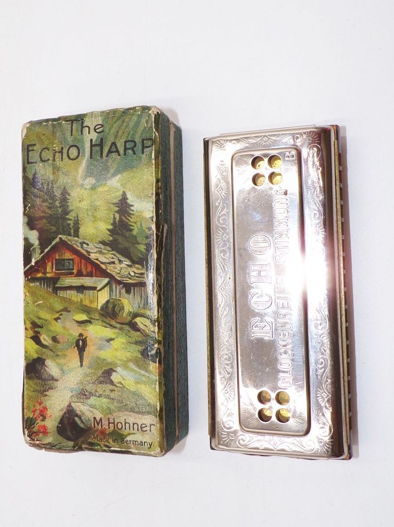 Alte Mundharmonika Hohner Vereins Harmonika Echo Nightingale Alte Mundharmonika Hohner Vereins Harmonika Echo Nightingale