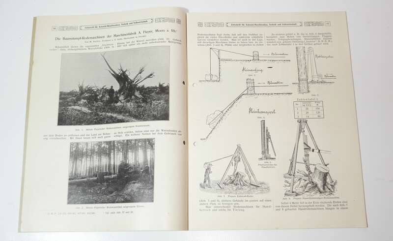 Zeitschrift für Kolonial Maschinenbau 1912 Nr 3 Rodemaschinen