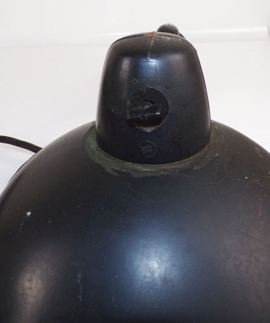 Alte Schreibtischlampe LBL Bakelit Lampe E27 Leuchte Werkstattlampe