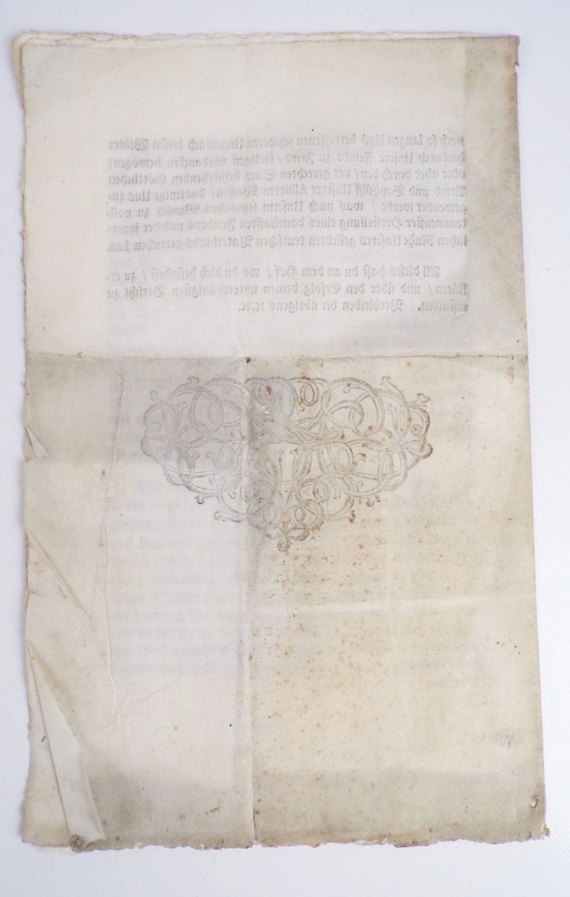 Rundschrift 1744 München Österreichischer Erbfolgekrieg Angriff auf Vaterlandsliebe