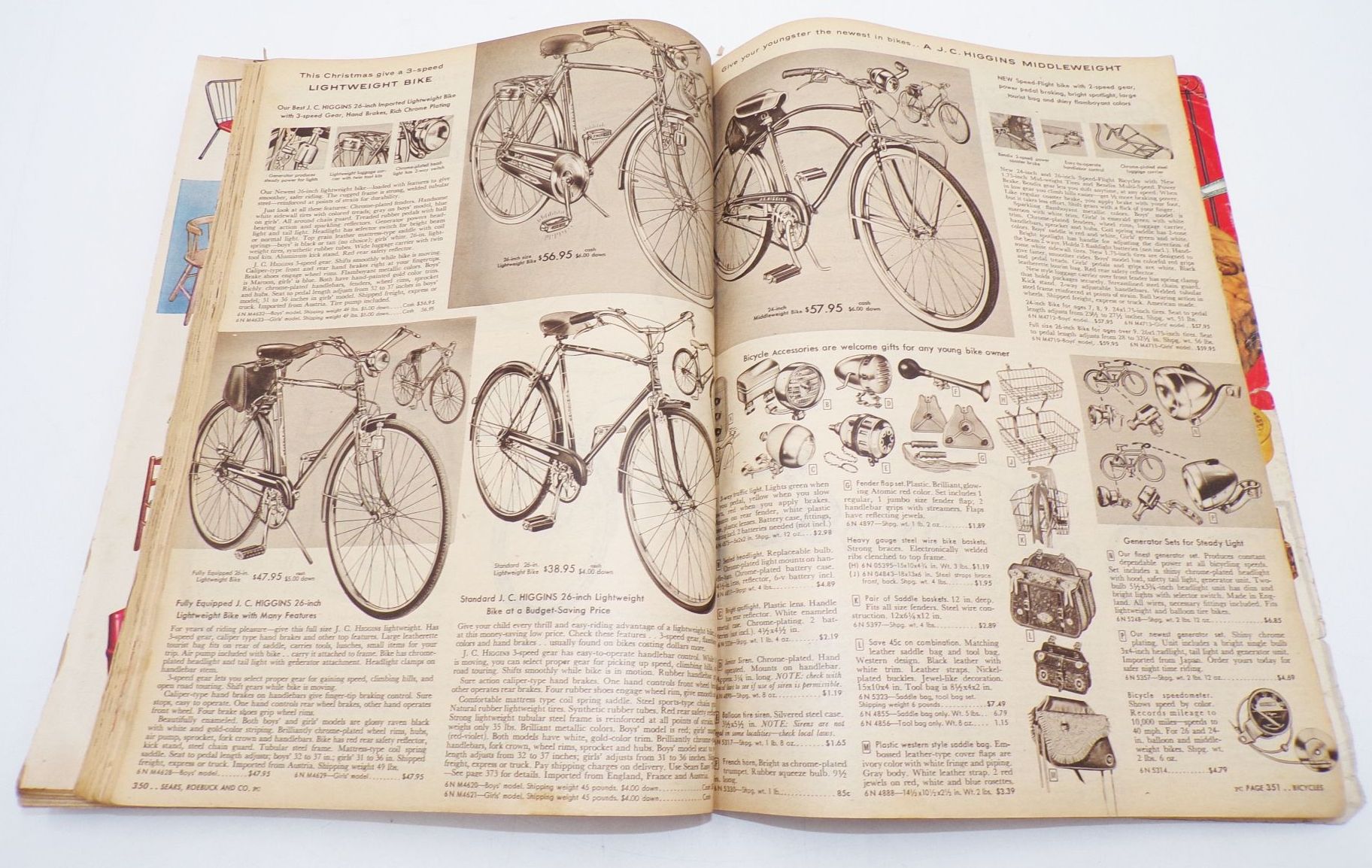 Sears Christmas Book 1956 alter Katalog Sears Christmas Book 1956 alter Katalog