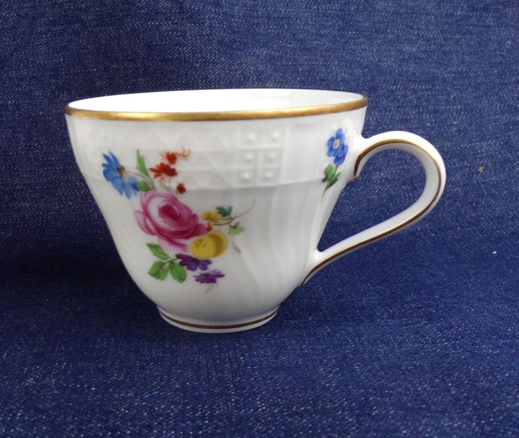 Kaffeeservice Hutschenreuther Dresden Blumen Dekor Altes Porzellan 