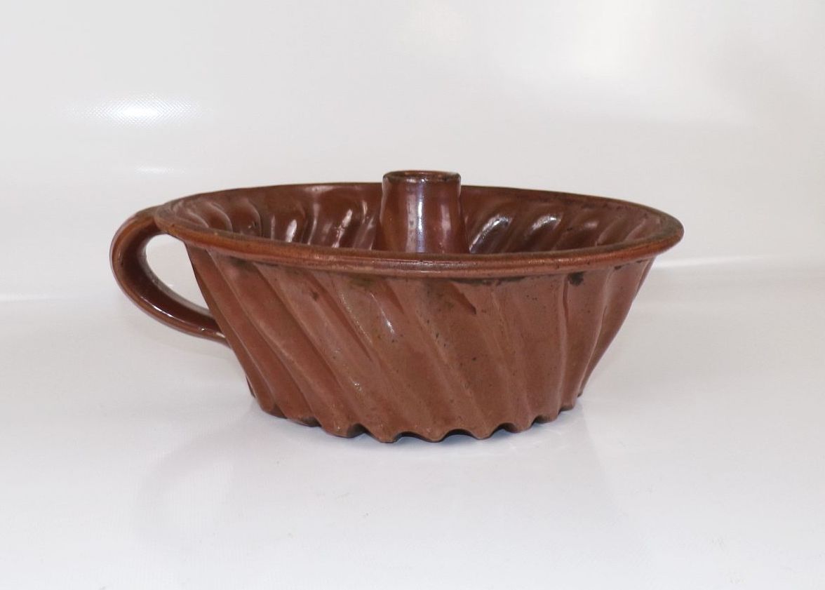 Alte Bachformen Keramik Gugelhupf Form Landhaus Deko 3 Stück