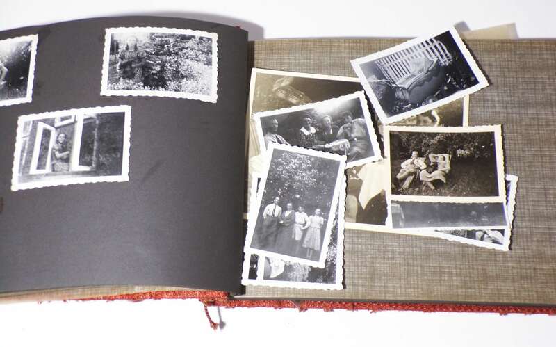 Konvolut alter Fotos Fotoalben vintage