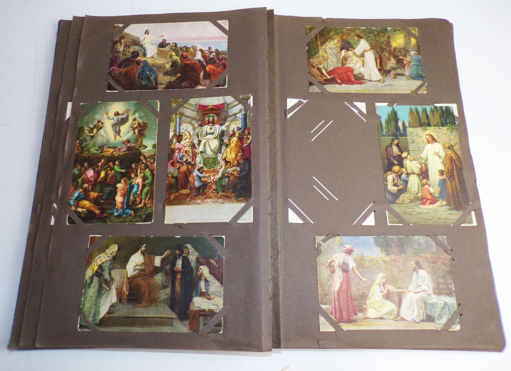 Ansichtskartenalbum mit Christlichen Karten Jesus Christi Religion Ansichtskartenalbum mit Christlichen Karten Jesus Christi Religion