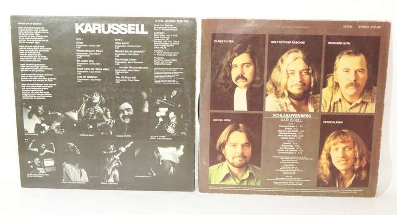 Karussell Schlarafenberg Das einzige Leben Vinyl LP 2 Stück Amiga