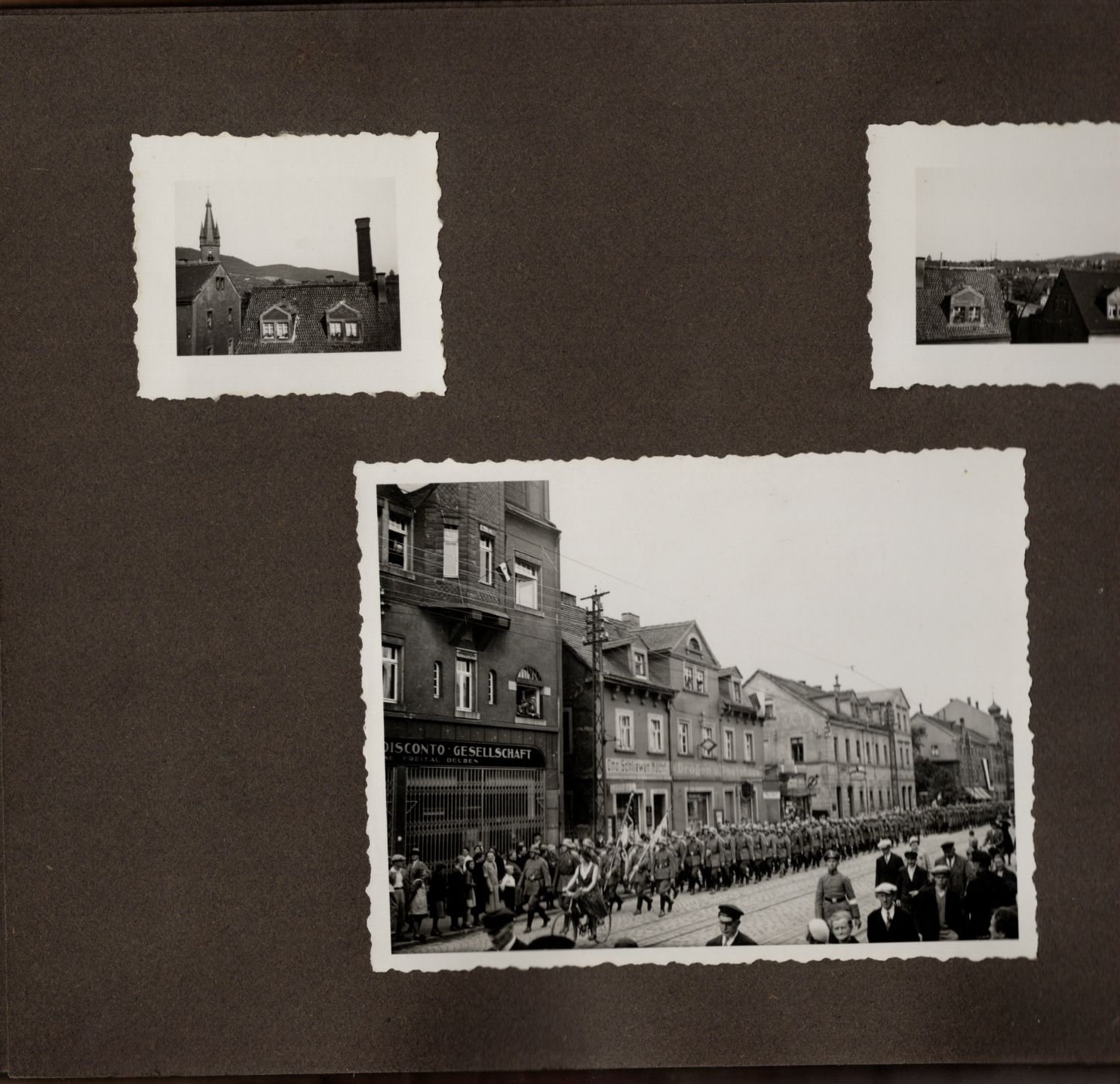 Fotoalbum Zeppelin Dampflok 1930er Sachsen Alpen