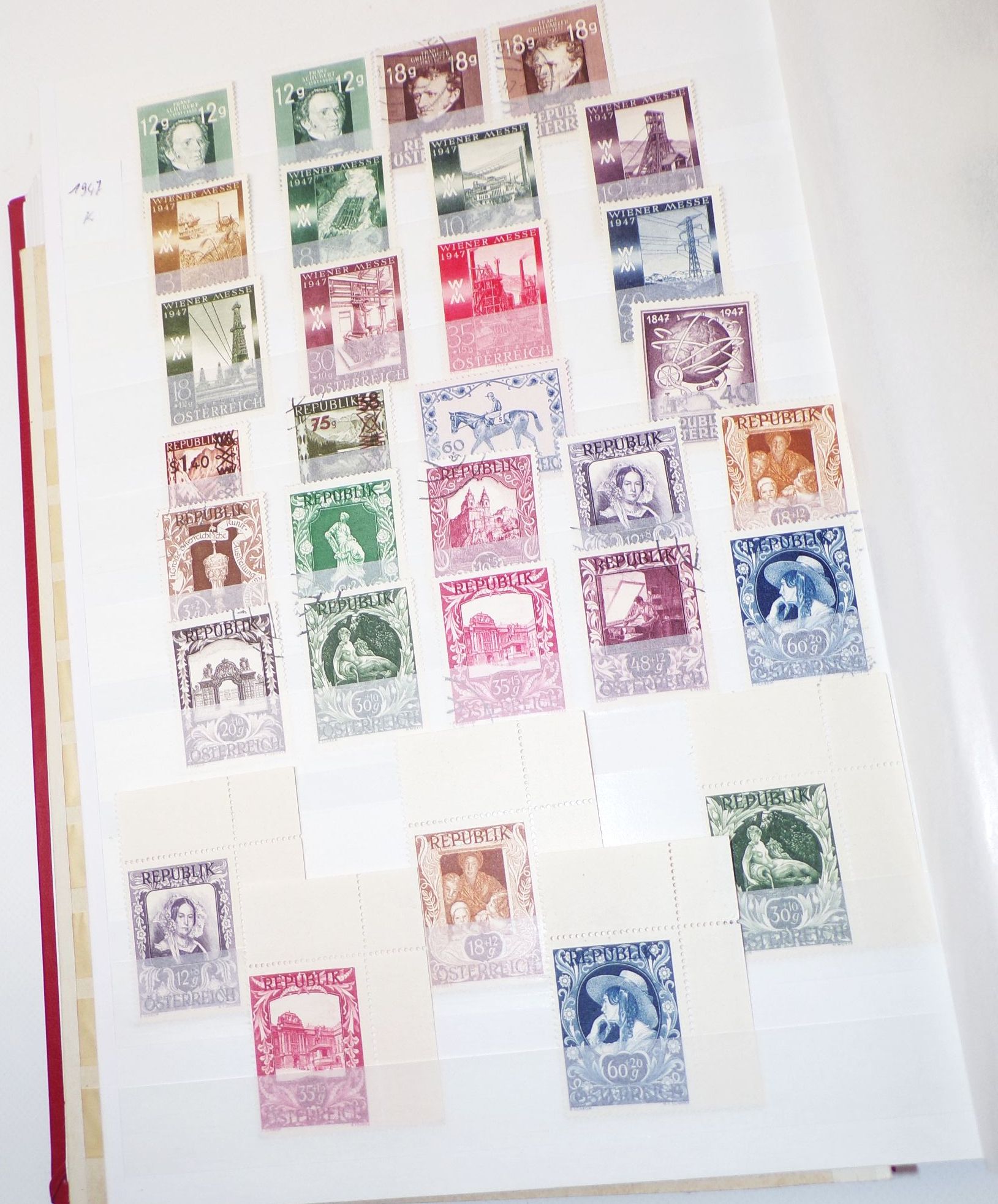Österreich Briefmarken ab 1854 Austria aus Nachlass