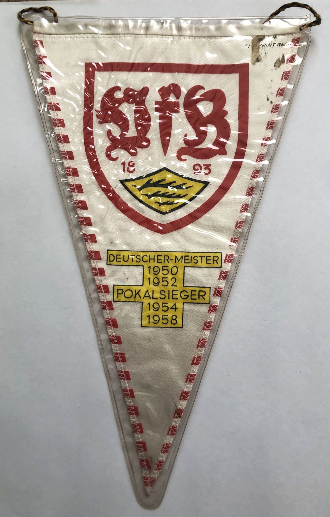 Deutscher Meister 1950 1952 Pokalsieger 1954 1958 Wimpel