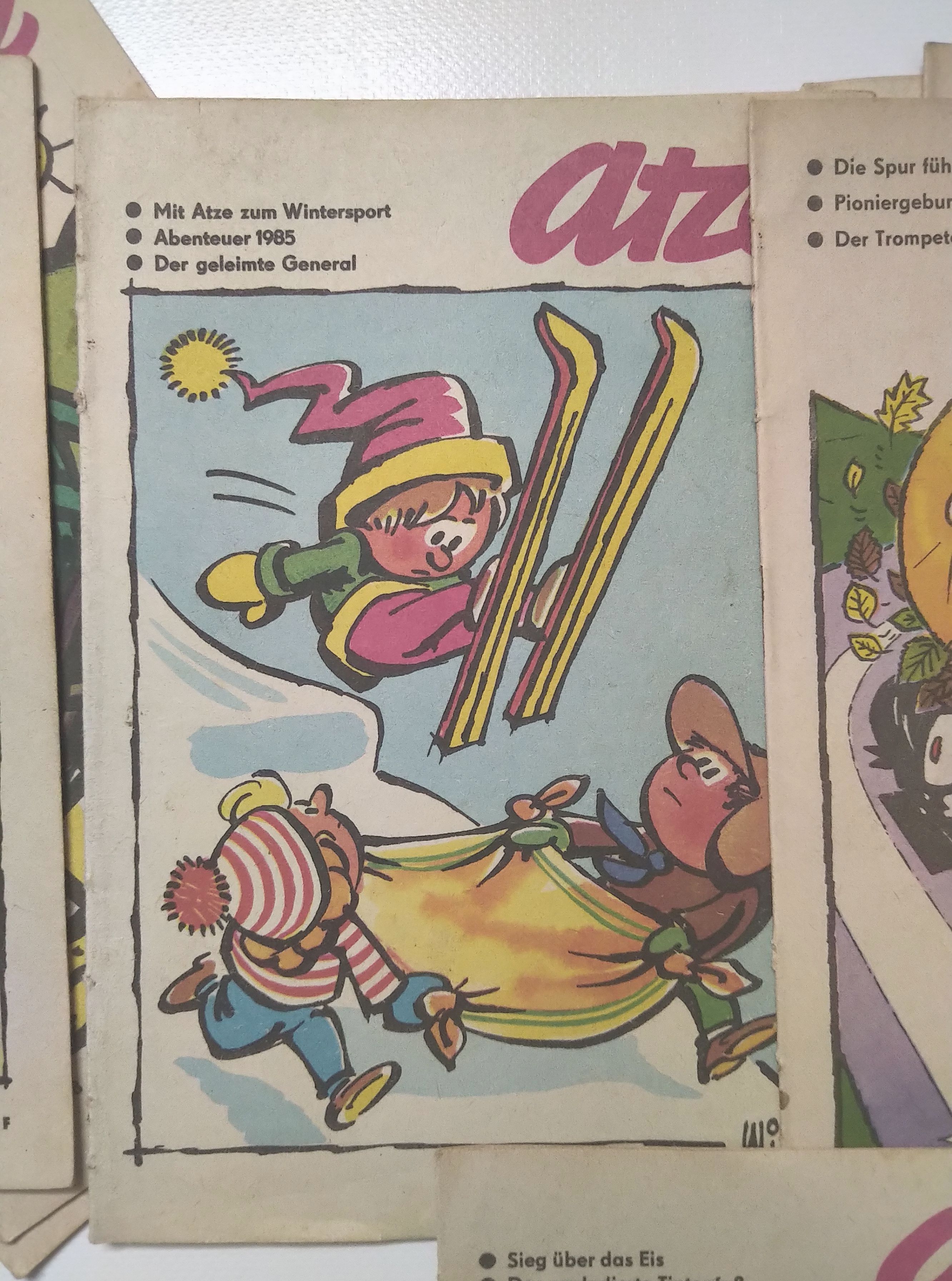 Jahrgang Atze 12 Hefte Kinder Comic DDR 1968 Jahrgang Atze 12 Hefte Kinder Comic DDR 1968