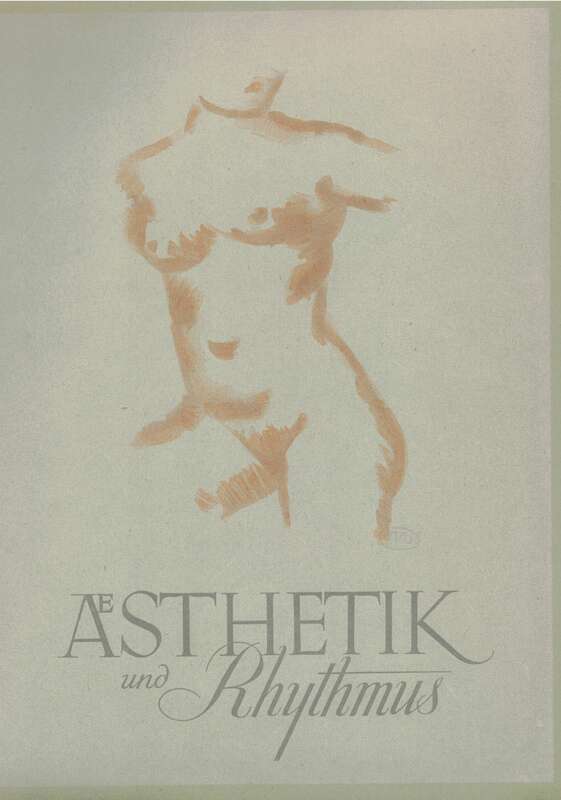 2 Mappen Ästhetik und Rhythmus Orplid-Mappe 1947 Akt Nude Naked !