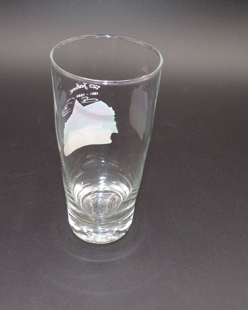 DDR Glas Ebersbach Sachsen Hainschule Jahnschule Andenken 2 Stück DDR Glas Ebersbach Sachsen Hainschule Jahnschule Andenken 2 Stück