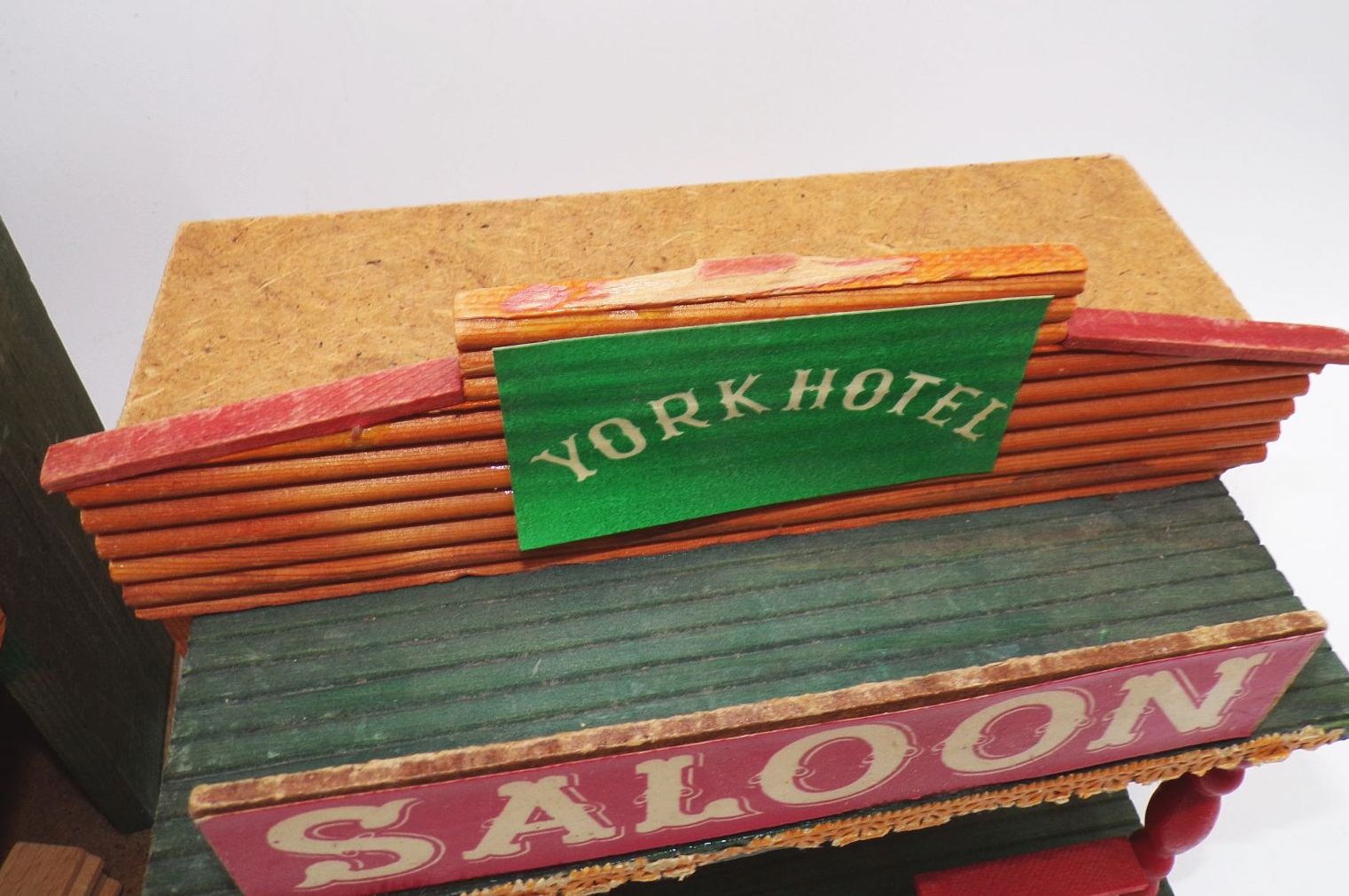 Konvolut Wildwest Häuser Saloon DDR