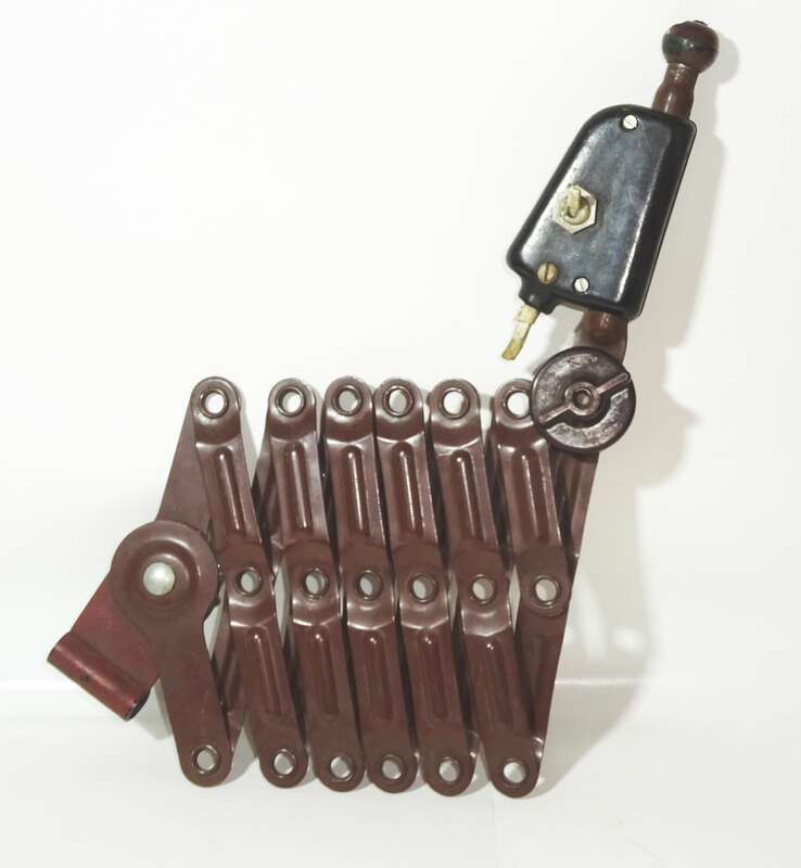 Alte Schere für Scherenlampe Zweckleuchtenbau Ersatzteil Leuchte 