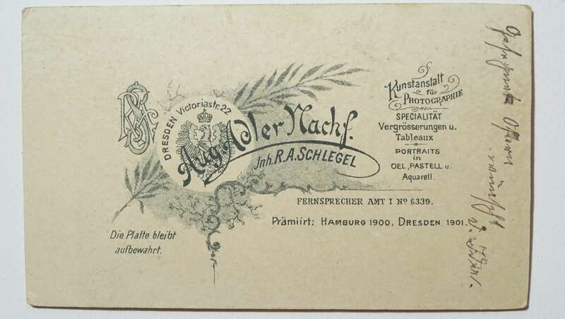 CDV Foto Nonne Schwester Adler Nachfolger Dresden um 1900