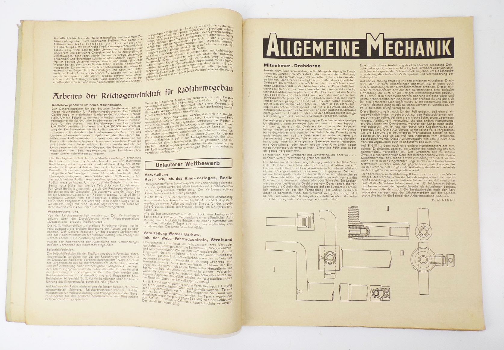 Radmarkt und Reichsmechaniker 1935 Fahrrad Motorrad Zeitschrift