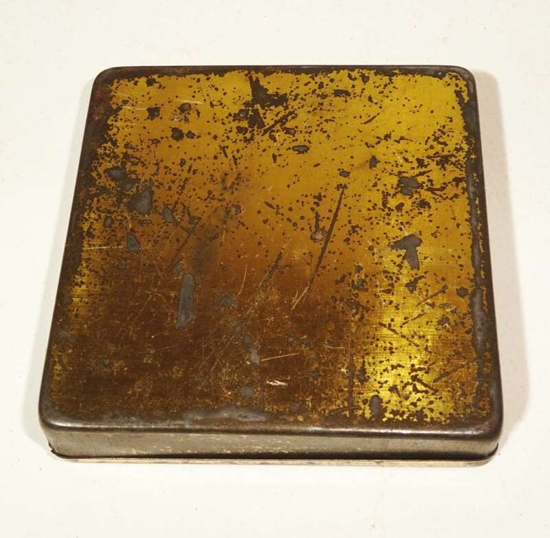 Catania Cigaretten Müller Zigarettenfabrik Dresden Blechdose No 39 