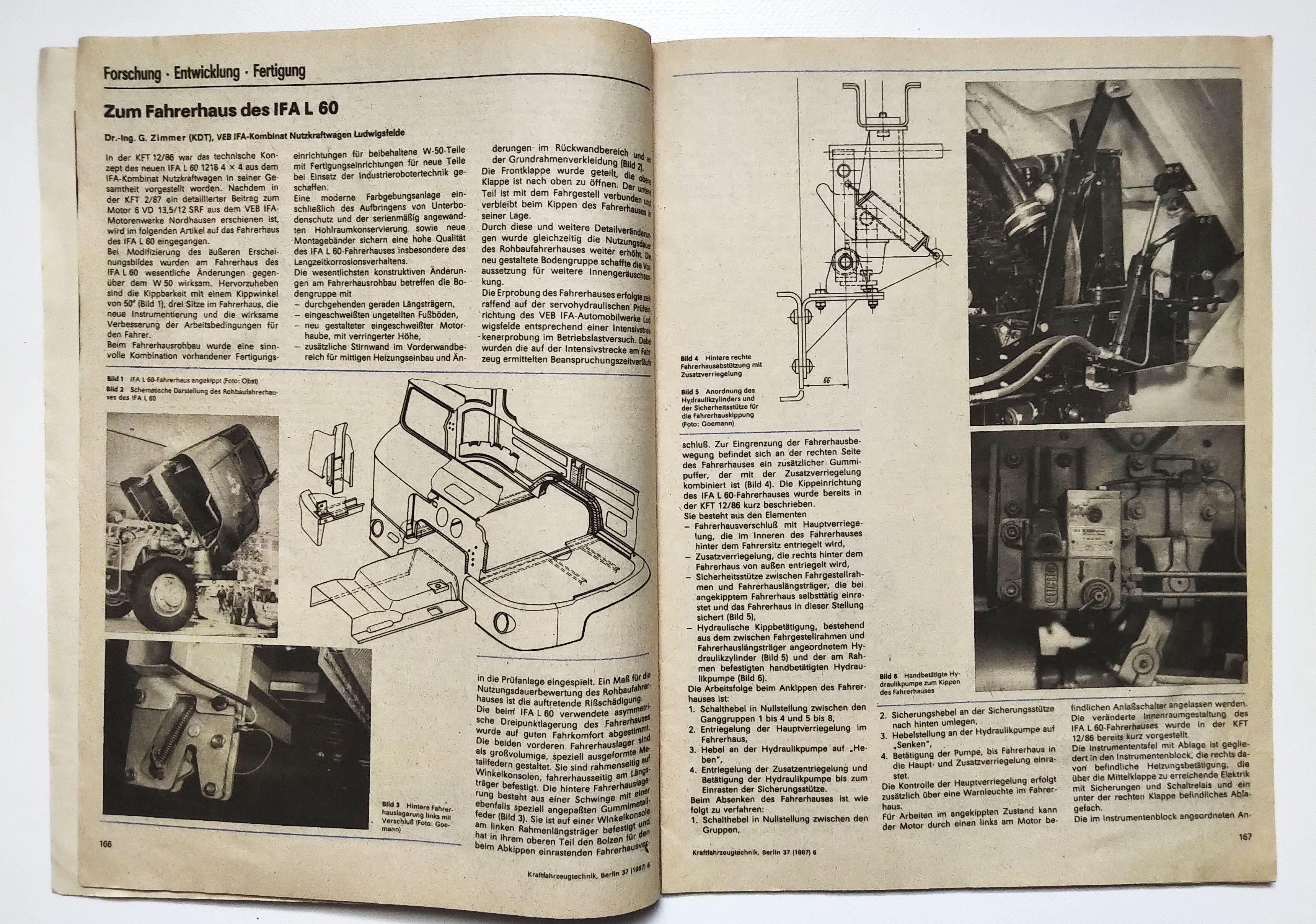 KFT Kraftfahrzeugtechnik Zeitschrift Nr 6 IFA L60 Tips Simson MZ