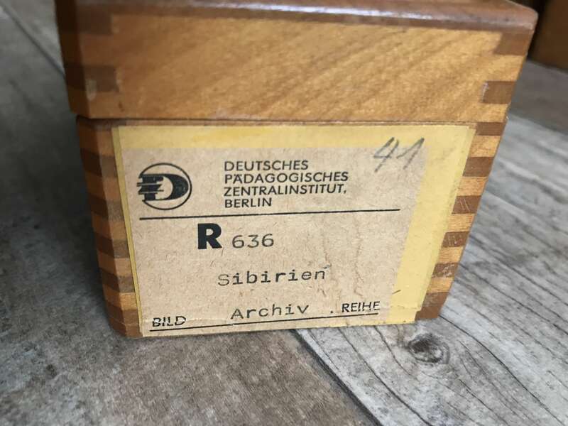 Foto Lehrmaterial Glasdias Länder Lehrmittel Sowjetunion DDR Deutschland Dias