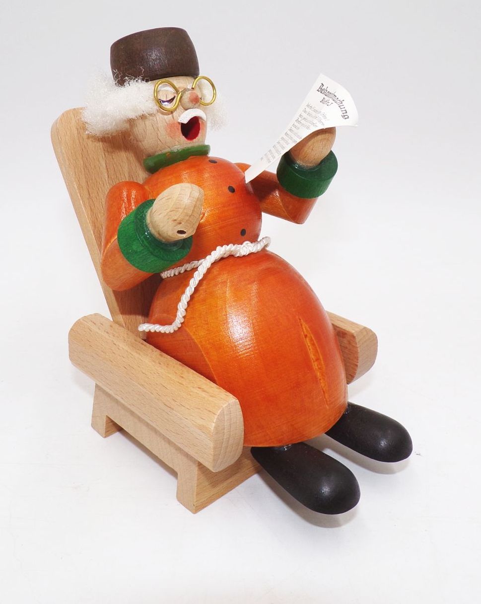Räuchermann Opa Erzgebirge Handarbeit Kunstgewerbe Lutherer KG Räuchermann Opa Erzgebirge Handarbeit Kunstgewerbe Lutherer KG
