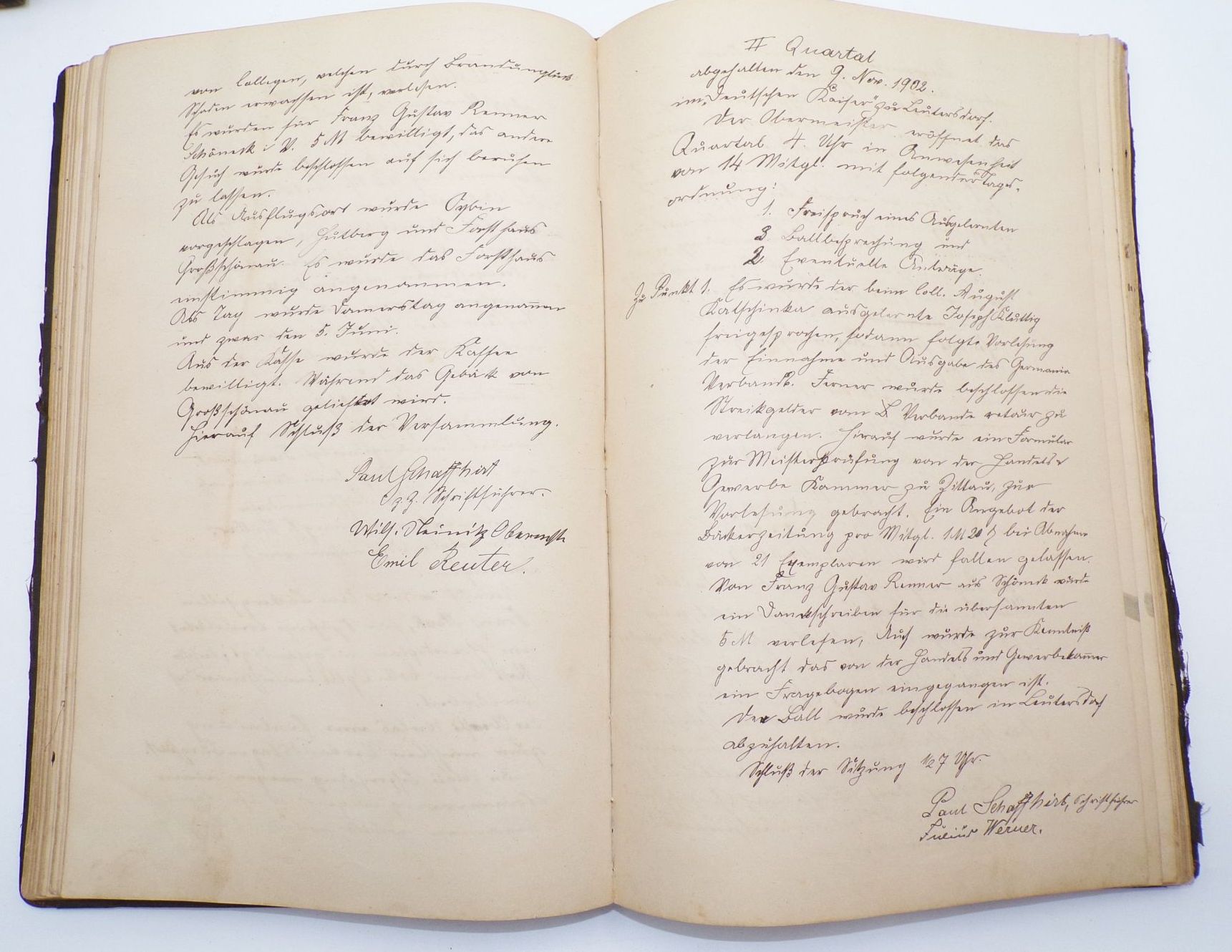 Handgeschriebenes Buch Bäcker Innung Leutersdorf Oberlausitz ab 1885 Handgeschriebenes Buch Bäcker Innung Leutersdorf Oberlausitz ab 1885