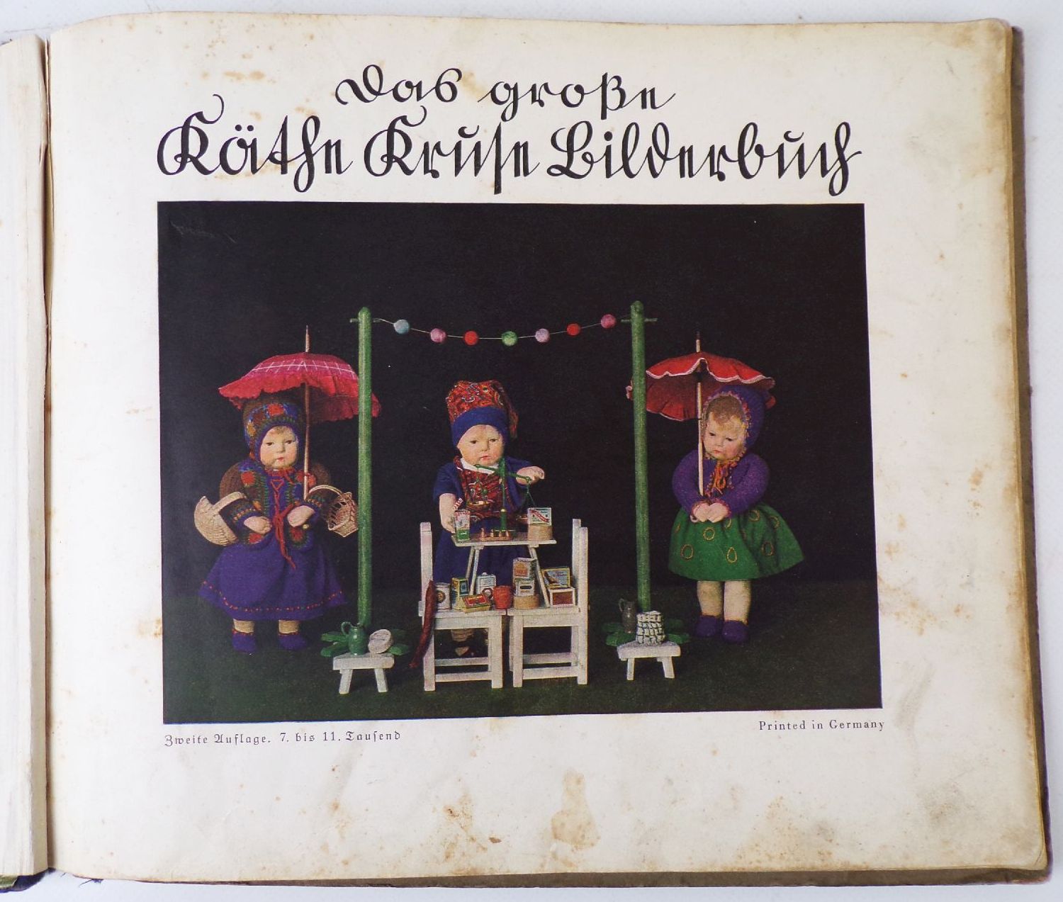 Das große Käthe Kruse Bilderbuch um 1930 Das große Käthe Kruse Bilderbuch um 1930